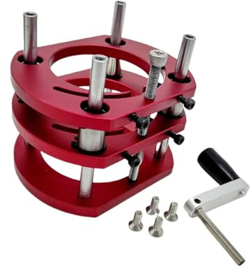 Fzaqwen Base de Buceo para Fresador de Madera, Mesa de Elevación para Fresador de Precisión, Base de Elevación Profesional para Molineras Hechas de Aleación D
