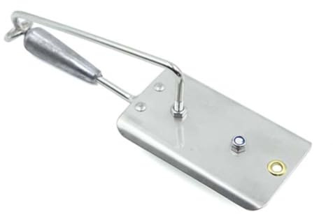 Opatiny Planche de plongée pour pêche à la traîne avec contrôle de profondeur réglable, construction robuste en acier inoxydable, design portable et léger, expérience de pêche améliorée