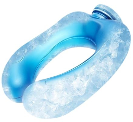 fengminmaoyi Anneaux Rafraîchissants pour le Cou,Pack de Glace Portable - Tube Frais | pour Voyage d'Été, Plage, Salle de Sport, Cyclisme, Course à Pied, Pêche, Randonnée, Camping, Sports Extérieurs