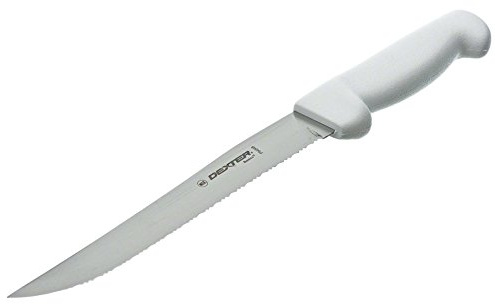 Basics P94848 International Scalloped Edge Utility Knife with Polypropylene Handle