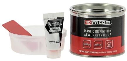 Facom 006053 Mastic Polyester de Finition Avant Peinture 242 g, Blanche