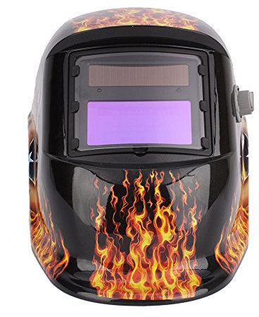 Casco per Saldatura Solare, Maschera Saldatura Autoscurante, Casco per Saldatore Automatica Regolabile Maschera da Saldatrice Solare per TIG MIG ARC