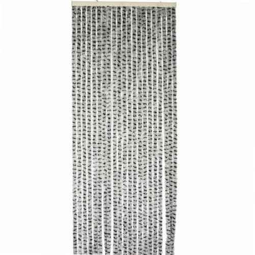WERKA PRO Grau- und anthrazitfarbener Chenilledraperie 120 x 220 cm