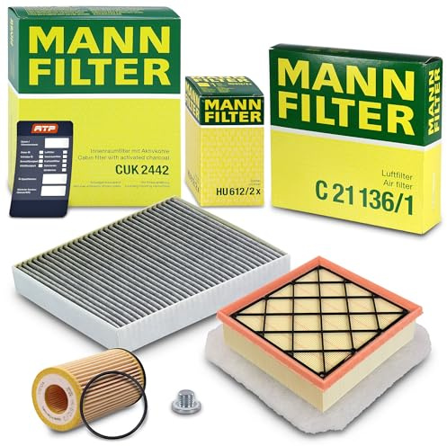 MANN-FILTER Inspektionspaket Filterset 1x Ölfilter, 1x Luftfilter, 1x | Kompatibel mit: OPEL MERIVA B Großraumlimousine