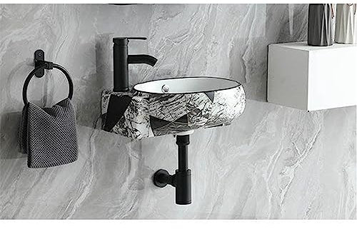 Mini Waschbecken Klein Waschbecken Gäste Wc Porzellan Keramik Eckwaschbecken Wandhalterung Waschbecken Ovales Badezimmer Gefäß Waschbecken Weißes Gefäß Waschbecken Waschtisch Mit Überlauf (heißer Und