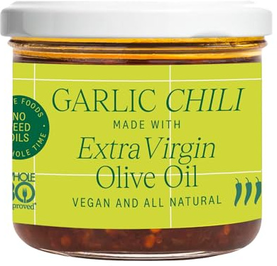 Everiday Garlic Chili Oil – Gluten Free Hot Chili Sauce Alternative | Vegan Spicy Asian Garlic Oil for Drizzling, Cooking, Dipping | Made with EVOO | No Seed Oils | 4.2oz