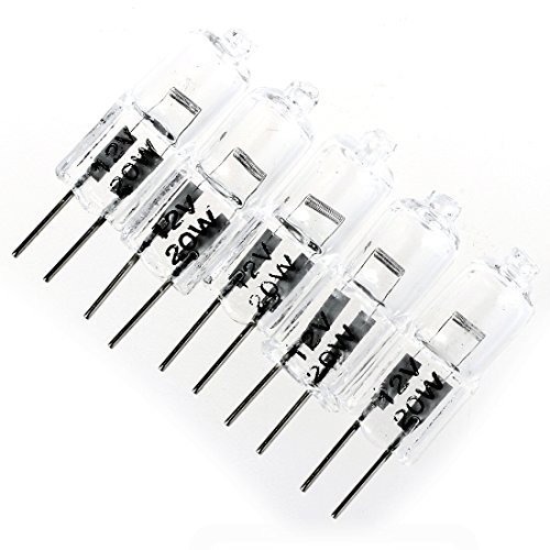 ANTIOCH 5 x G4, 20 W, 12 V, klar, Halogen-Leuchtmittel