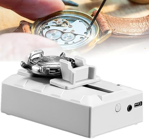 ZbOLi Timegrapher del Movimento dell'orologio, Tester per Orologi Multifunzionale, Strumenti per Tester di Macchine per Il cronometraggio degli Orologi, Riparazione Fai da Te per orologiai