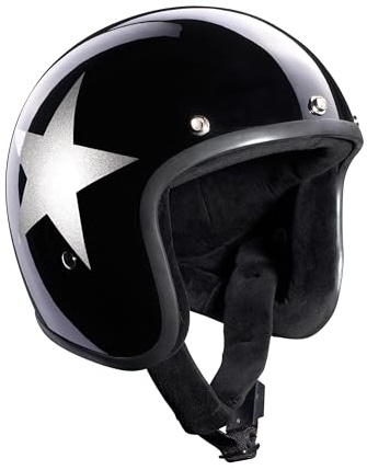 Bandit Jet Star Black Jethelm