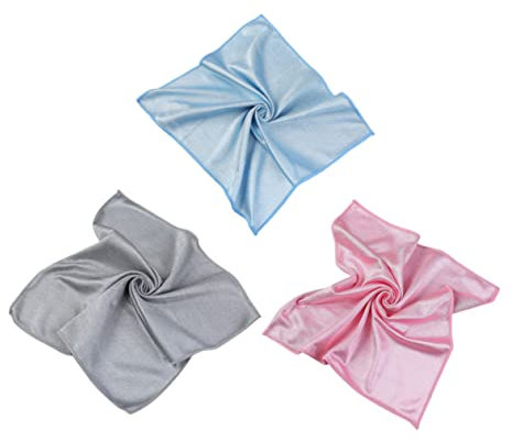 COLLBATH 3piezas Bayetas Cristales Paño De Microfibra Ultraflexible para Limpiar Vidrios y Superficies