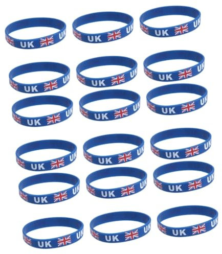 KOMBIUDA 30stücke Silikon Armbänder Mit Länderflaggen Umweltfreundliche Sportarmbänder Für Fans Bei Fußballspielen Und Internationalen Wettkämpfen Uk