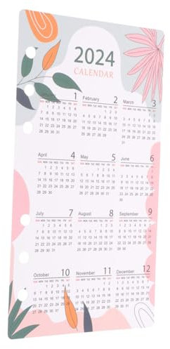 DIYEAH Professionelles Kalender-handbuch Mit Abnehmbaren Trennblättern Praktischer Notizbuch-trenner Für Effiziente Planung Und Organisation