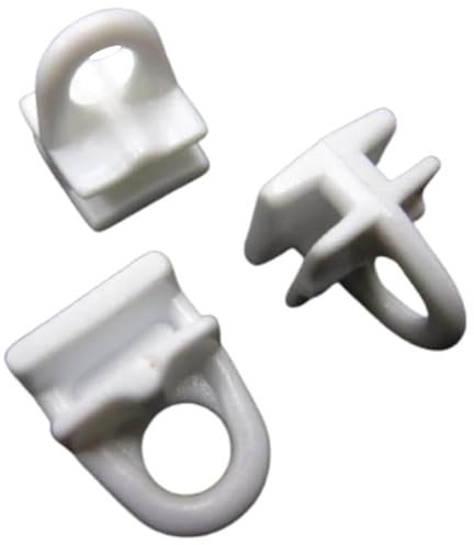 Ceiling Track Gliders Pole Runners Drape Fabric Rail Tape Hooks for Window Door Curtain With Effortless Gliding Slider, Pack of 20