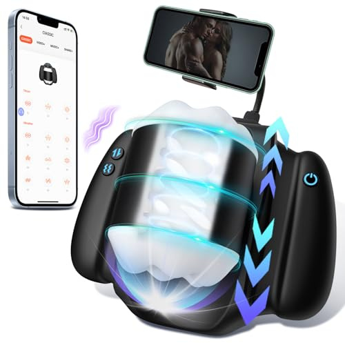 ALQFHFY Sex Spielzeug für die Männer Elektrischer Masturbator Cup | Masturbieren für Männer mit 3 Teleskopfunktion 9 Vibration,Taschenmuschi für die Männer Blowjob Penis Vibrator Trainer Sextoy