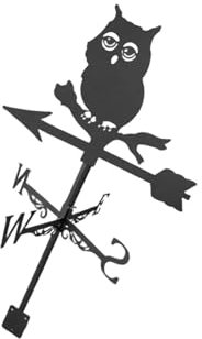FonHNDG Girouette for Toit de Jardin Girouette avec Silhouette d'animal Figurine Piquet de Jardin Girouette Chat pour Le Jardin, Le Toit(Chat 35x60cm)