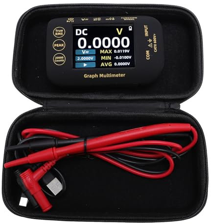 YDuupxe 20000 Zählt Digitales Multimeter mit Rekordmodus TFT -Farbbildschirm Vielseitige Messung PV -Messgerät für Miner Photovoltaic Systems Solarmodule und Multi Meter Tester Voltmeter