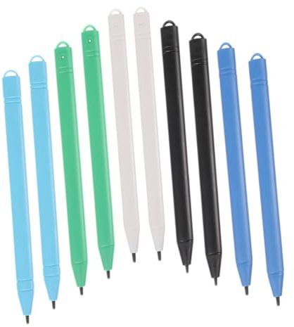 iplusmile Stylets pour Tablette D'écriture LCD Écriture Fluide sans Recharge Lot de 10 Plastique pour Dessins et Notes sur Écrans Tactiles