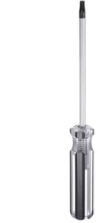 QUARKZMAN Cacciavite Torx aimanté Asta 5x100mm Testa T25H Acciaio A 6 Punta Con Impugnatura Antiscivolo Per Riparazione E Miglioramento Elettrodomestici Nero