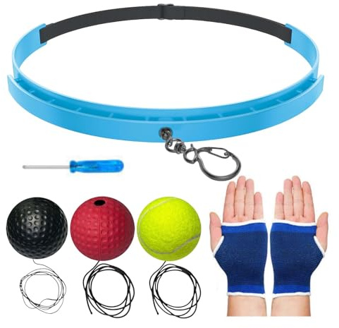 Boxball | Trainingsgerät mit verstellbarem Band, Boxball für Kopf und Reaktion - Für Weihnachtsstrumpf, Kinder, Jugendliche, Erwachsene, Männer und Jugendliche