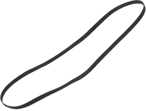 OSALADI Correa de Transmisión de Caucho 235Mm X 5Mm para Grabadora de Casetes y Fonógrafos, Repuesto Flexible para Equipos de Audio Vintage Portátiles