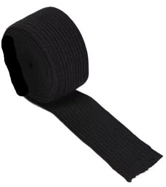 Goma Elastica Costura Banda elástica de 5 metros for coser accesorios ropa, tela DIY, ancho 10-50 mm(Black,40mm)