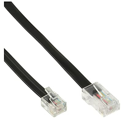 InLine Modularkabel, RJ45 zu RJ11 Stecker / Stecker, 4adrig, 6m