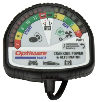 Tecmate TS-120 Tester Baterías Testmate Mini, 15 V