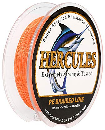 Hercules Super Cast 100m - 2000m 109-2196 Yards Geflochtene Angelschnur 6lb - 100lb Test für Salzwasser Süßwasser PE Geflecht Fischdraht Superline 4 Stränge