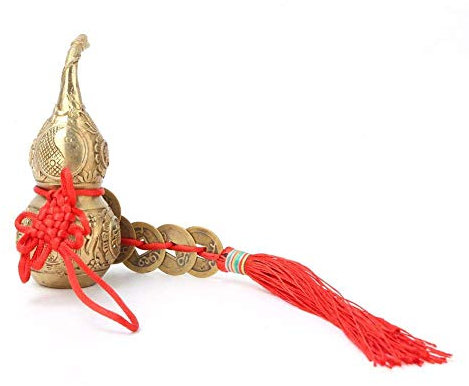 Hztyyier Brass Wu Lou CucurbitChinese Lucky Gourd Ornament Ornaments Ornaments