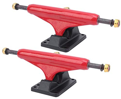 Skateboard Trucks, Sturdy Lightweight Aluminum 5.0 Inch Trucks Durable for Beginners Enthusiasts Street Park Ramp Skating Urban Commuting Freestyle Tricks