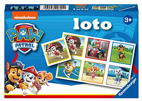 Ravensburger - Jeu Educatif - Loto- Pat'Patrouille - Un Premier Jeu éducatif mêlant Observation, Association et mémorisation - A partir de 3 Ans - 20741