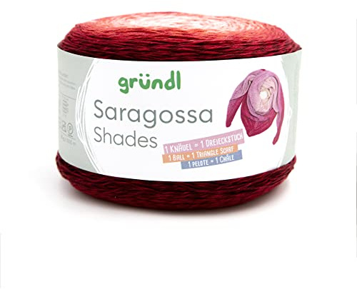 gründl Strickwolle Saragossa Shades 250g 1000m Baumwolle Acryl Mix