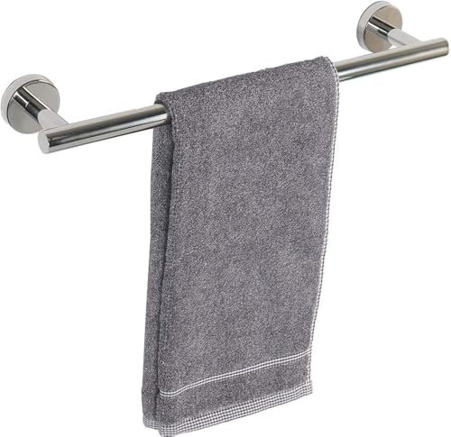 YUET 40CM Toalleros de Barra para Baño Cromado Acero Inoxidable SUS304 Soporte para Toallas de 16 Pulgadas En Pared para Baño y Cocina, Plata Pulida