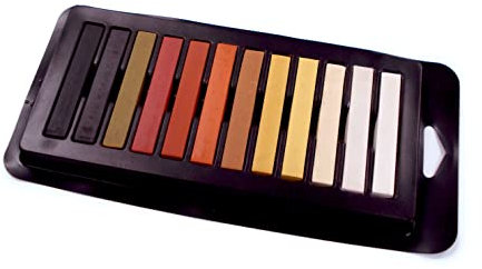 Major Brushes Weiche hautfarbene Pastellkreide, 12 Stück