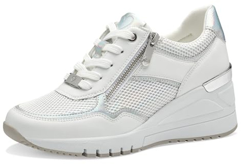 MARCO TOZZI Damen Sneaker weiches Feel Me Wechselfußbett weiches Innenfutter Vegan Modisch