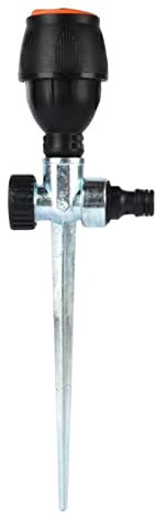 Trípode aspersor, aspersor de césped con trípode, aspersor giratorio automático de 360 grados, aspersor circular telescópico, grandes superficies para grandes áreas, patio, jardín, césped