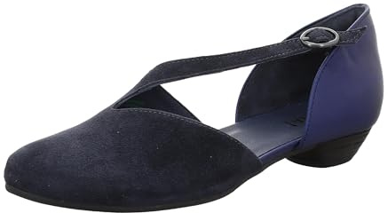 Think! Damen Grace Nachhaltige Ballerinas, Water Kombi 8000, 38.5 EU