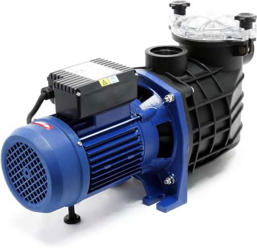 Pompa per piscina, 0,75 CV 120 L/min Pompe di circolazione Pompa filtro 0,75 CV