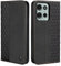 CXTcase Mobile Phone Case for Motorola Moto G75 5G Case, Leather Flip Case for Motorola Moto G75 5G, PU Leather Shockproof Magnetic Protective Case for Motorola Moto G75 5G, Black