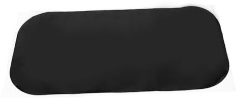 WEKADRIN Película Adhesiva Negra Brillante para Ventana de Techo Corredizo Coche 89x45 Cm, Película Electrostática, Protección Solar para Automóviles, Decoración Exterior para Todo Tipo