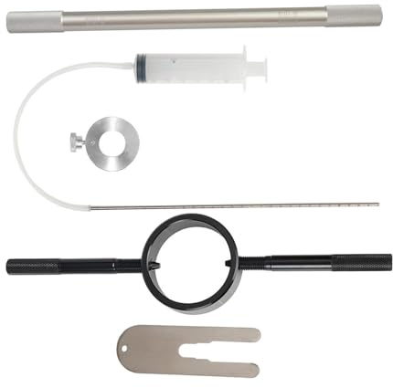 LOVIVER Kit di Strumenti per Spurgo Dell'asta Dell'ammortizzatore, Kit di Strumenti per La Manutenzione della Forcella della Motocicletta, Strumenti P