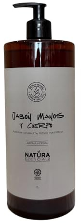 Jabón líquido de origen natural artesanía hecha en Andalucía – Natura Esencials (1 L)