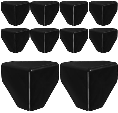 Beaupretty 100 Pcs Plastic Corner Protectors 60x60x60x1mm Packaging Edge Guards for Carton Boxes Furniture Shipping Storage Cargo Load Protection