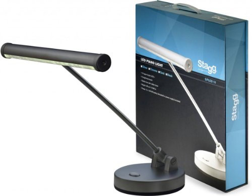 LED Klavierlampe, Piano Lampe Klavier Leuchte, schwarz