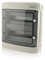 Intratec Centralino a parete, IP65 – Quadro di distribuzione esterno, quadro stagno per giardino, cantina, garage e spazi esterni, 2 file, 24 moduli, 384 x 319 x 144 mm, grigio