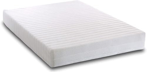 4FT6 Double Orthopaedic Memory Foam Mattress – 15 cm Firm 3-Zone Back & Body Support | Pressure-Relief Memory Foam, High-Density Reflex & Recon Base | Hypoallergenic, Breathable Cover | UK Made