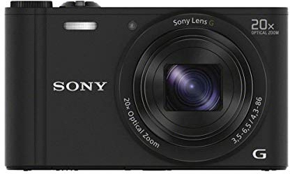 Sony DSCWX350 18 MP Digital Camera (Black)