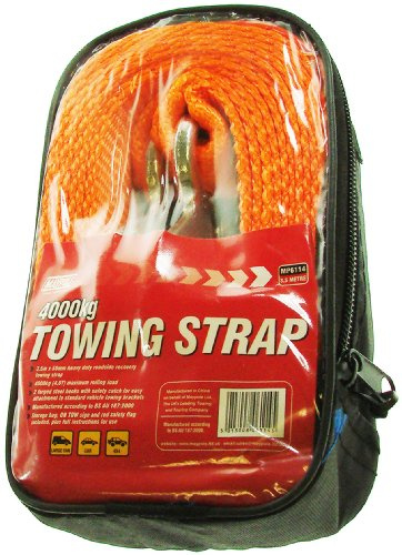 Maypole 4000 kg 3.5 m Heavy Duty Roadside Recovery Straps for Cars, Vans, 4x4s and Tractors