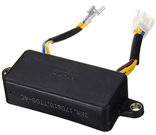 Alamor Regolatore Automatico Di Tensione Avr Per Generatore Di Benzina Monofase 2-3Kw Nero
