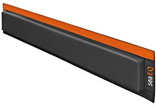 Defensa de barco, defensa de pantalán DF 80/10 negro